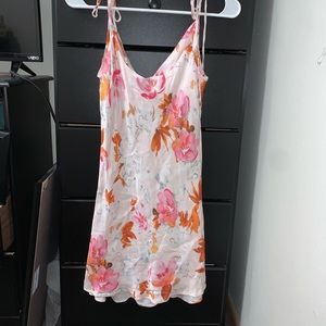 Zara silky mini dress